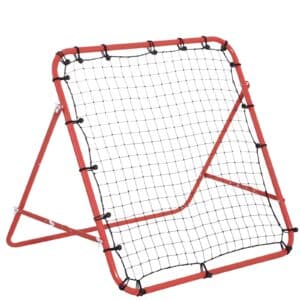 Rebounder til fodbold og boldtræning - justerbar rebound wall 96x80x96 cm
